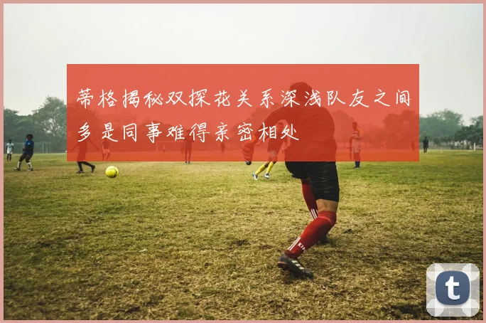 蒂格揭秘双探花关系深浅队友之间多是同事难得亲密相处